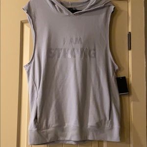NWT Zella sleeveless sweatshirt.